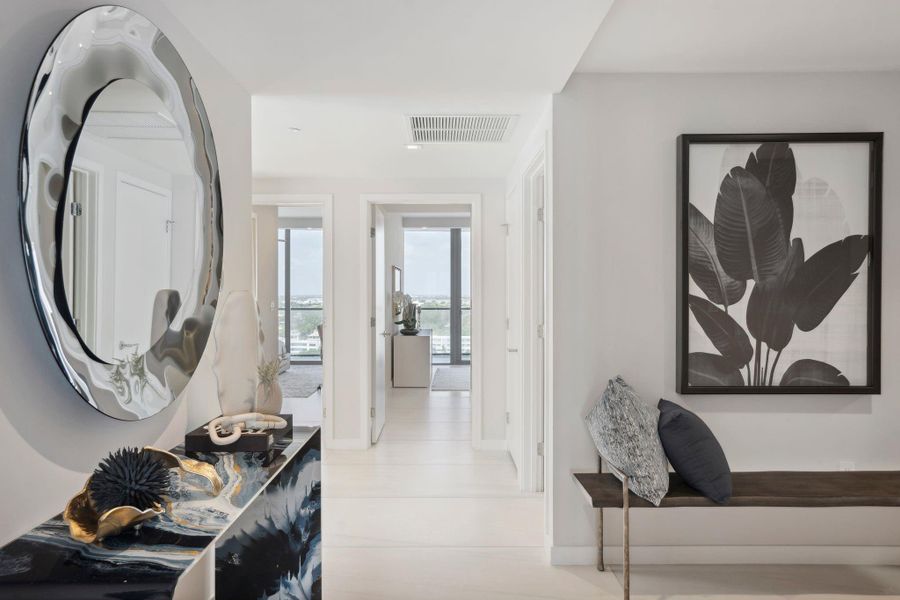 Furnished interior view inside a new home in , Pompano Beach (Image 12). Furnished interior view inside a new home in , Pompano Beach (Image 12).