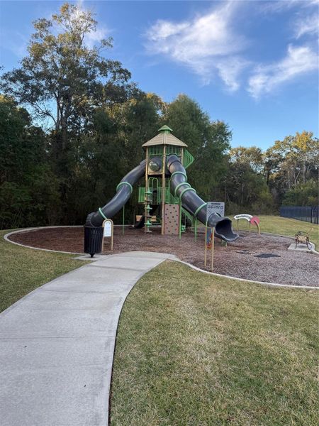 Another playground that's a short distance from the house. So many opportunities for outdoor play.