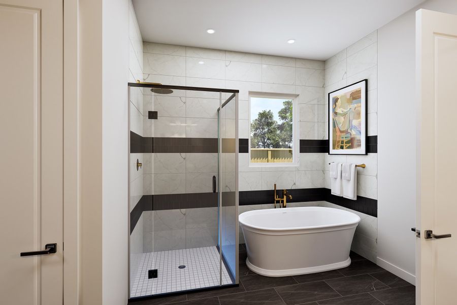 The Bullock - Optional Freestanding Tub w Shower The Bullock - Optional Freestanding Tub w Shower