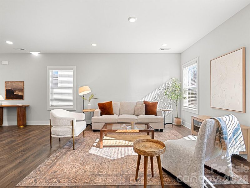 Furnished interior view inside a new home in , Weaverville (Image 32).