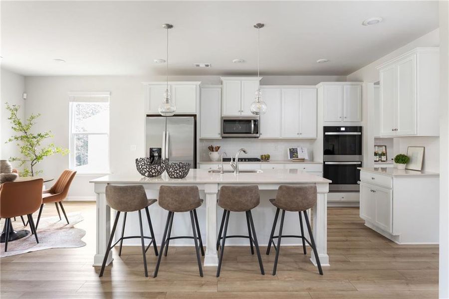 Furnished interior view inside a new home in Twin Shoals, Atlanta (Image 15).