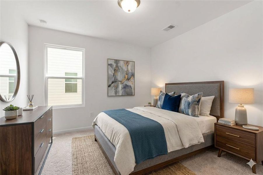 Furnished interior view inside a new home in Alder Park, Conyers (Image 20).