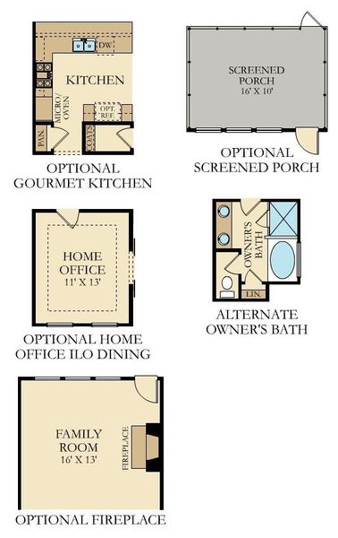 2D floor plan layout of this home in Heron's Walk at Summers Corner: Carolina Collection, Summerville, SC (Image 4). 2D floor plan layout of this home in Heron's Walk at Summers Corner: Carolina Collection, Summerville, SC (Image 4).