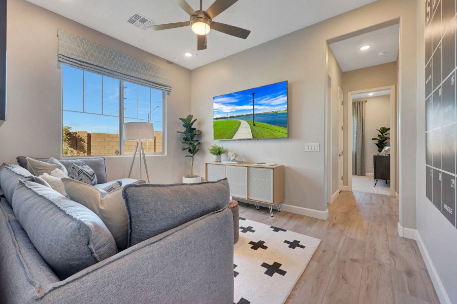 Representative furnished interior of a home built from the Violet by Mattamy Homes in White Tank Vistas, Waddell (Image 37).