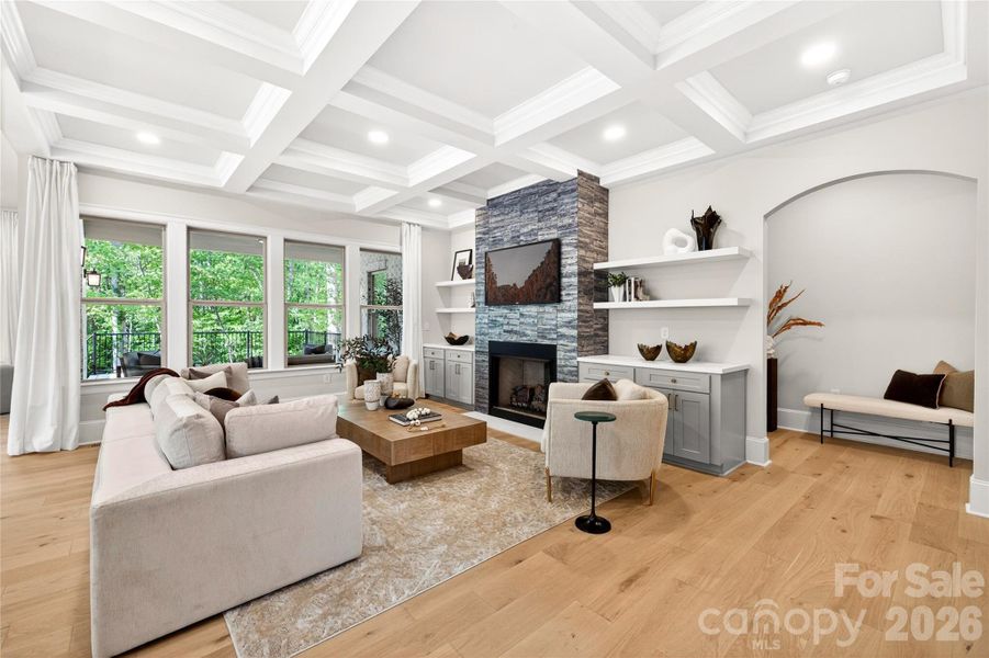 Furnished interior view inside a new home in , Mint Hill (Image 33).