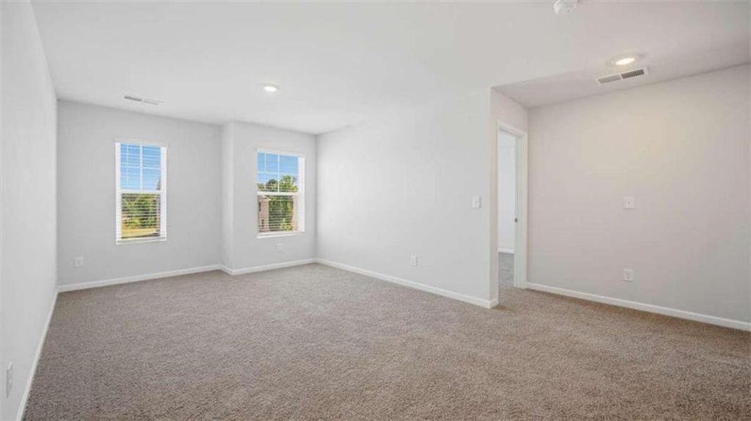 Spacious, unfurnished interior of a new home in The Reserve at Calcutta, Stockbridge (Image 27). Spacious, unfurnished interior of a new home in The Reserve at Calcutta, Stockbridge (Image 27).