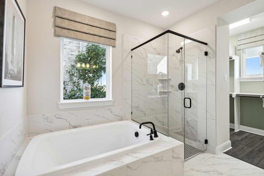 Representative furnished interior of a home built from the The Chadwell by David Weekley Homes in Walsh Gardens, Aledo (Image 6).