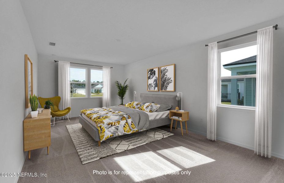 Furnished interior view inside a new home in Hyland Trail, Green Cove Springs (Image 6).