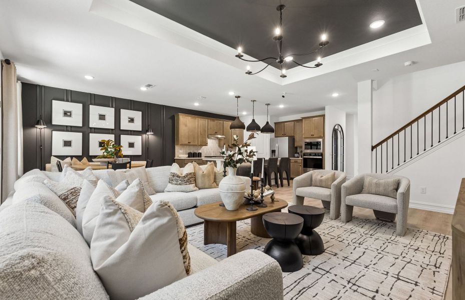 Representative furnished interior of a home built from the Sweetwater by Pulte Homes in Kings Way, Denton (Image 30).