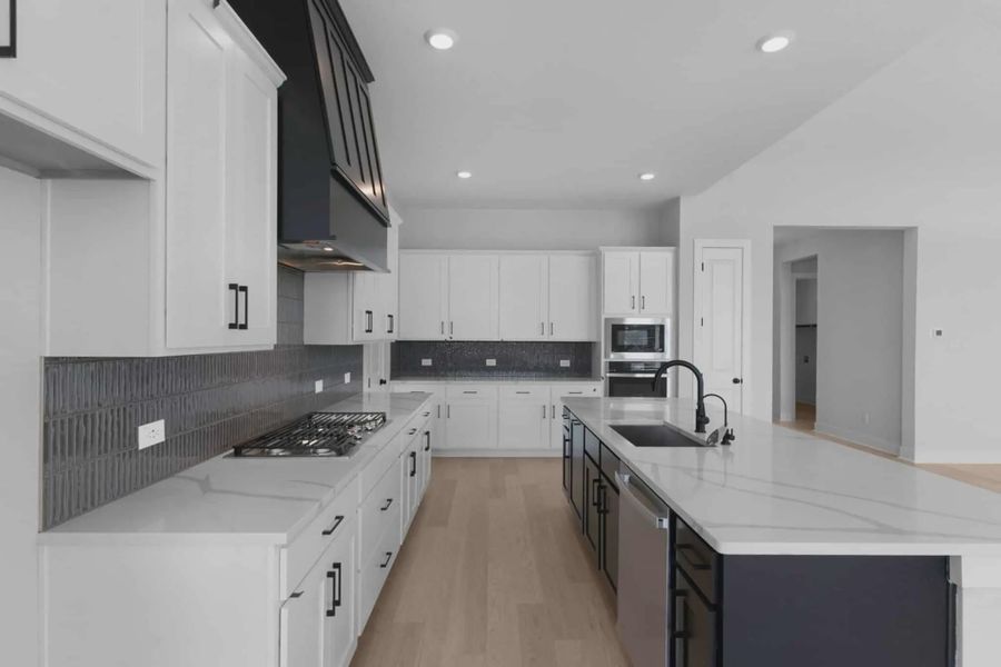 Furnished interior view inside a new home in Berry Creek Highlands, Georgetown (Image 7).