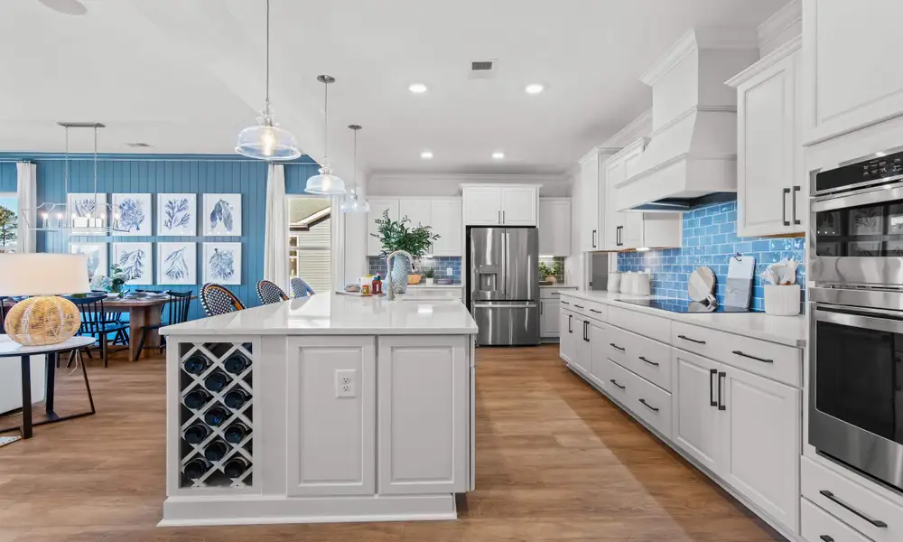 Representative furnished interior of a home built from the The Longboard by Chesapeake Homes in Bridgewater - Shorehaven Village, Little River (Image 6).