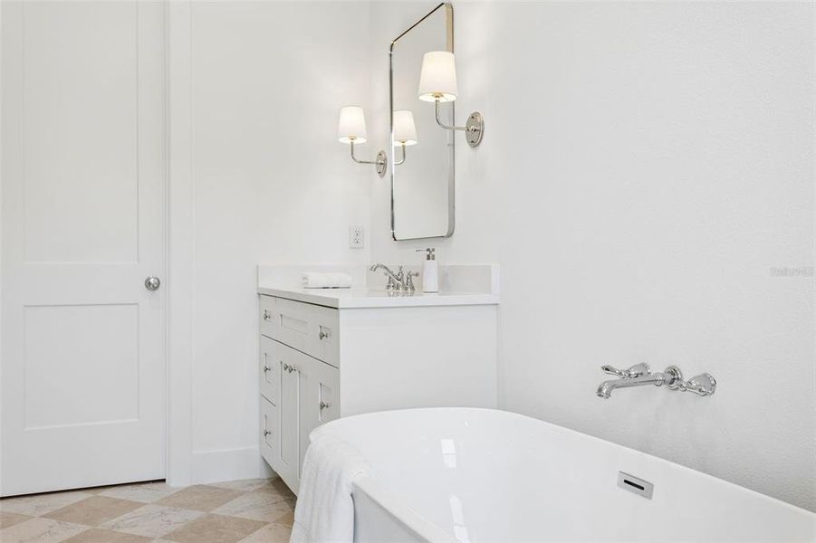 Furnished interior view inside a new home in , Tampa (Image 30).