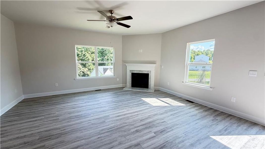 Spacious, unfurnished interior of a new home in Habersham Meadows, Demorest (Image 22).
