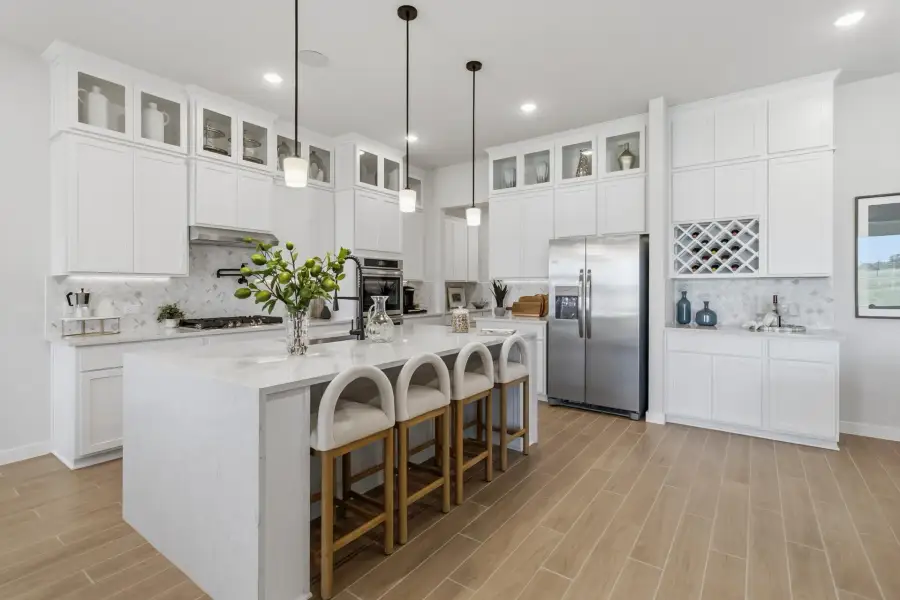 Representative furnished interior of a home built from the Lubbock by First America Homes in Alamo Estates, San Antonio (Image 8).