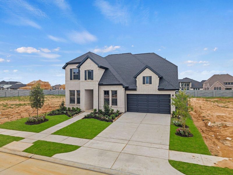 Front exterior of a new home in Jubilee, Hockley, TX, highlighting curb appeal (Image 23).