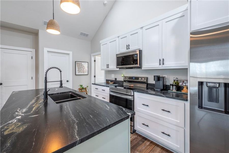 Furnished interior view inside a new home in , Jasper (Image 9). Furnished interior view inside a new home in , Jasper (Image 9).