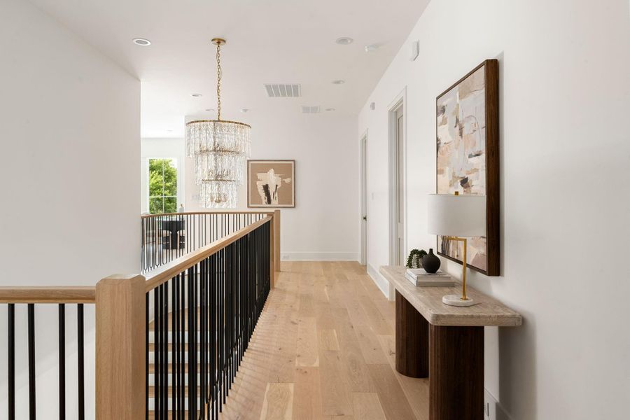 Furnished interior view inside a new home in , Houston (Image 33).