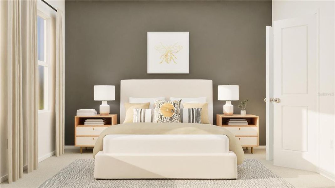 Furnished interior view inside a new home in Bridgewalk, St. Cloud (Image 24).