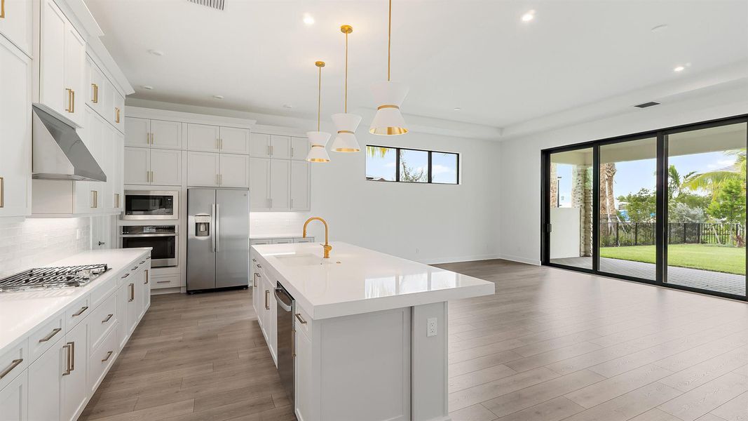 Furnished interior view inside a new home in L'Ambiance at Avenir, Palm Beach Gardens (Image 26).