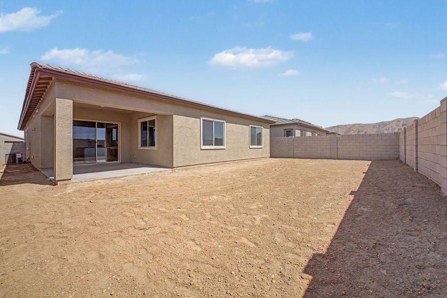 Exterior details and patio area of a home in Frontera, Surprise (Image 3). Exterior details and patio area of a home in Frontera, Surprise (Image 3).