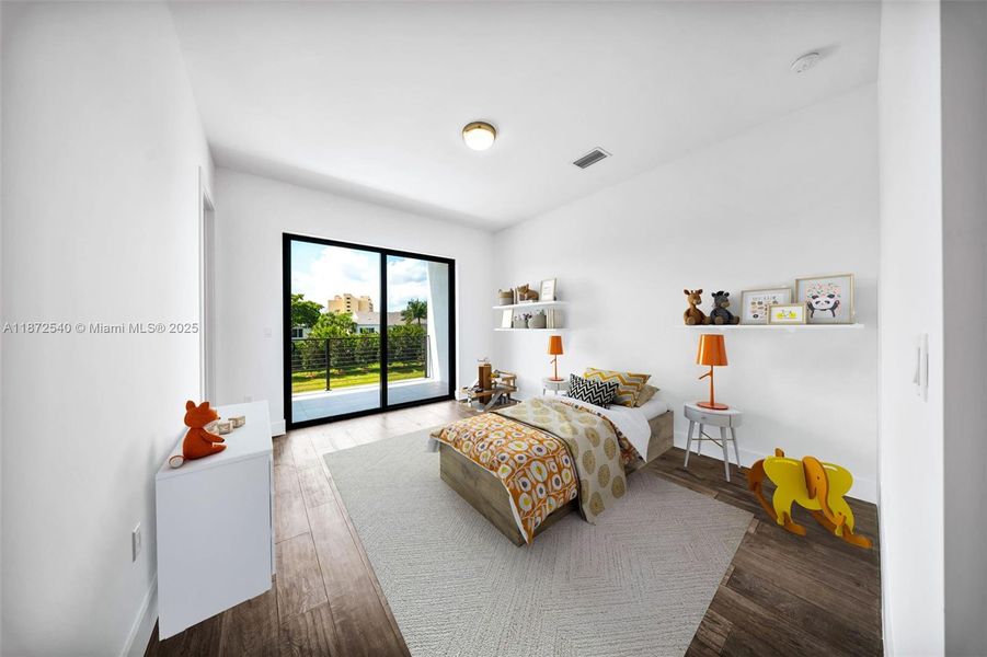 Furnished interior view inside a new home in , Weston (Image 41).