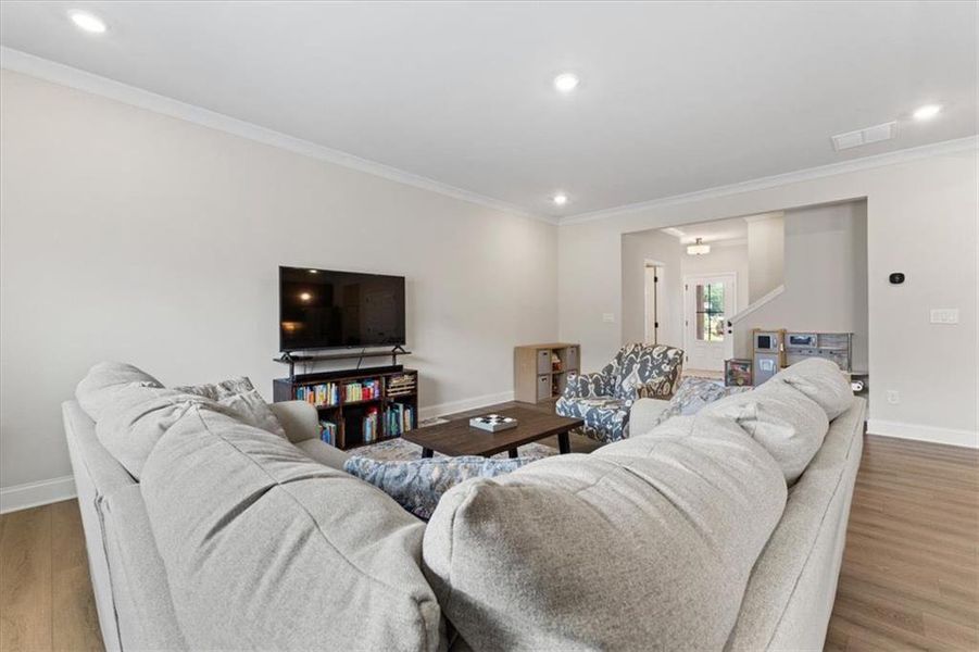 Furnished interior view inside a new home in Crofton Place Enclave, Snellville (Image 31).