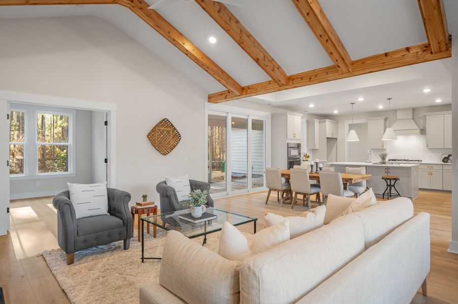 Furnished interior view inside a new home in , Huger (Image 9).