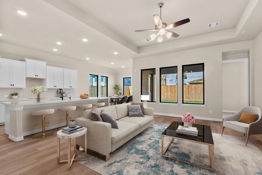 This home boasts a spacious open concept layout that combines the best of modern design and comfort for everyday living. This home boasts a spacious open concept layout that combines the best of modern design and comfort for everyday living.