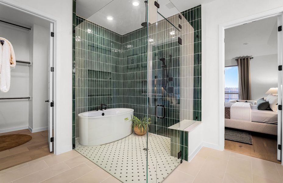 Representative furnished interior of a home built from the Doucette by Pulte Homes in Kuempel Farms, Pflugerville (Image 26).
