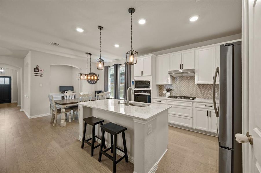Furnished interior view inside a new home in , Justin (Image 29).