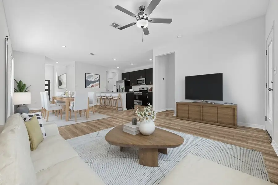 Furnished interior view inside a new home in Sunfield, Buda (Image 11).