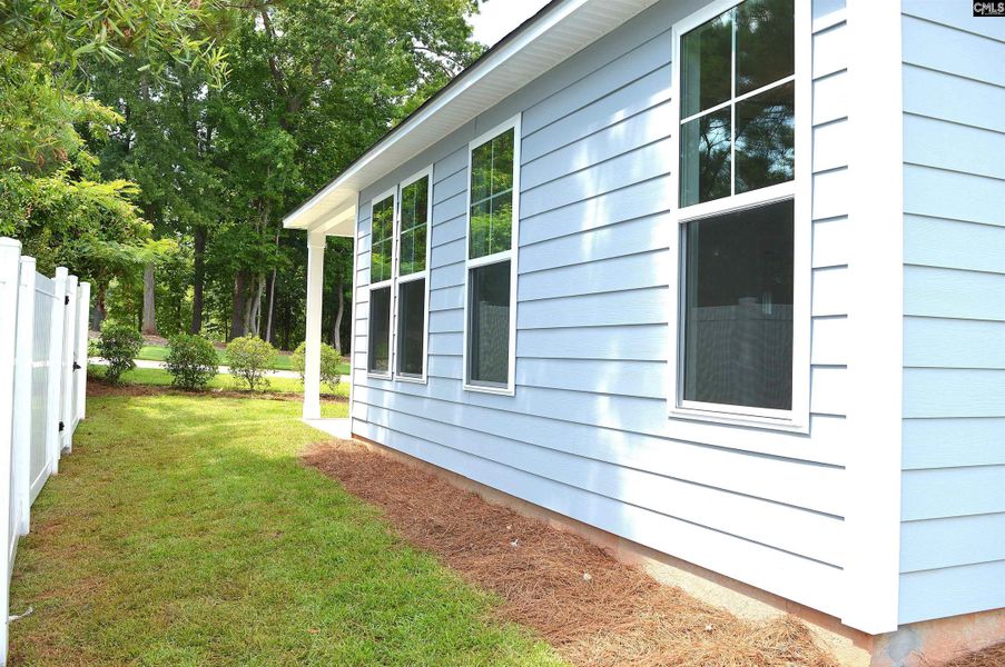 Exterior details and patio area of a home in Bickley Station, Irmo (Image 24).