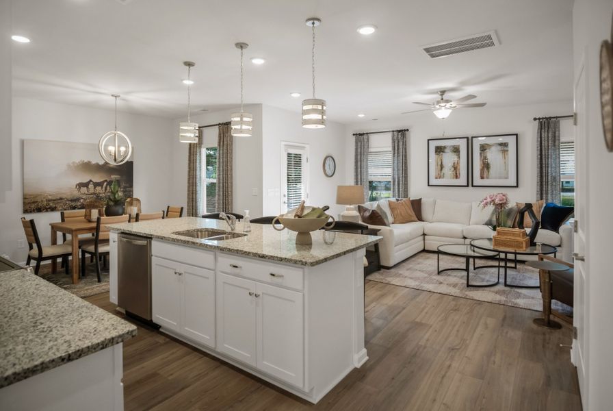 Furnished interior view inside a new home in Jackson Hills, Clarksville (Image 5).
