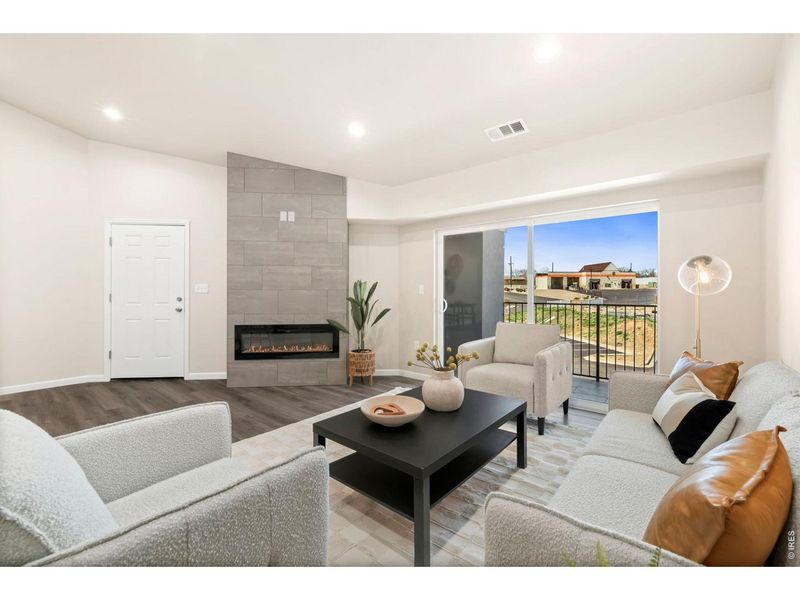 Furnished interior view inside a new home in , Denver (Image 5).
