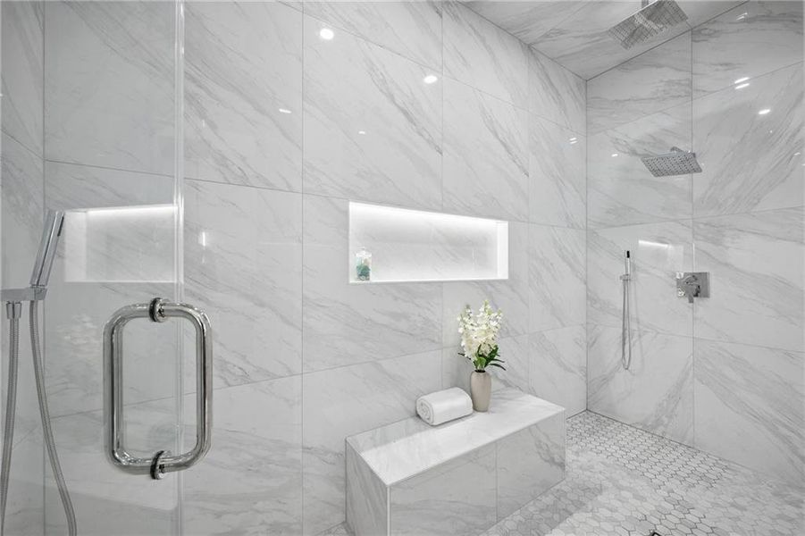 Close-up of interior finishes inside a home in , Atlanta (Image 27).