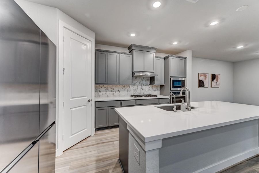 Furnished interior view inside a new home in , Cypress (Image 11).