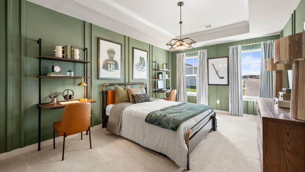 Representative furnished interior of a home built from the Clarity by DRB Homes in Adagio, Dacula (Image 5).