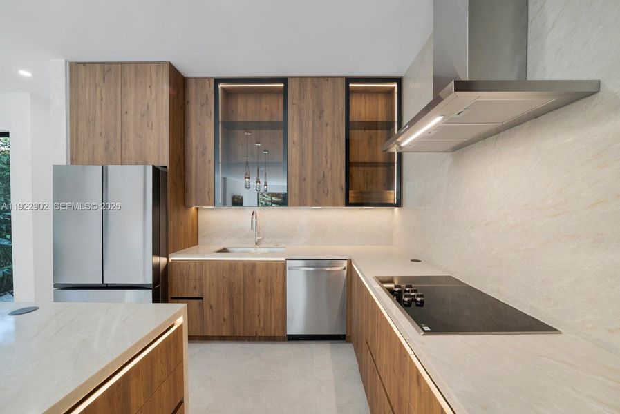 Furnished interior view inside a new home in , Miami (Image 9). Furnished interior view inside a new home in , Miami (Image 9).