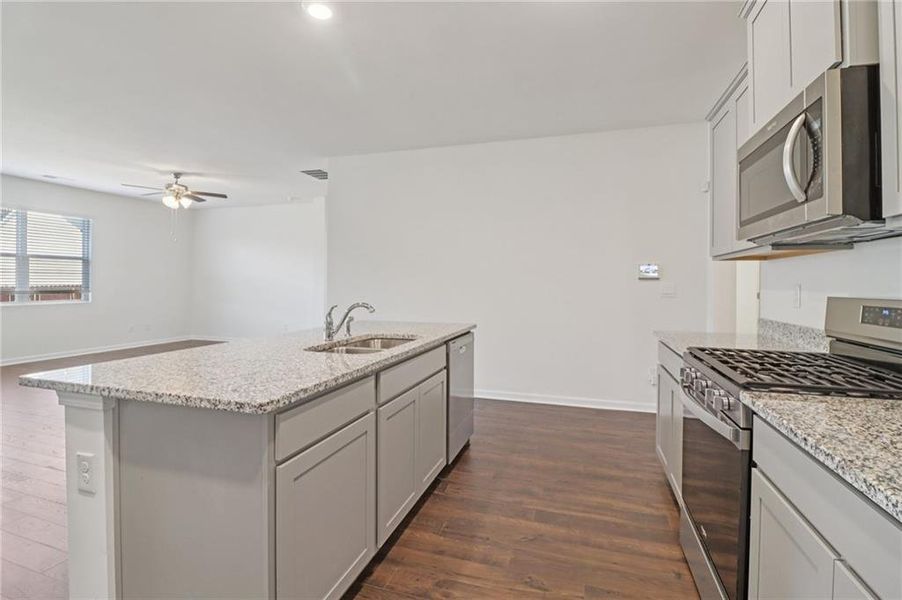 Furnished interior view inside a new home in Broder Farm, Stockbridge (Image 10).