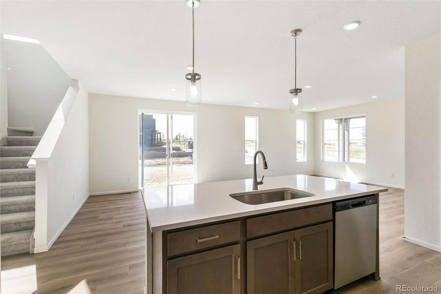 Furnished interior view inside a new home in , Aurora (Image 9).