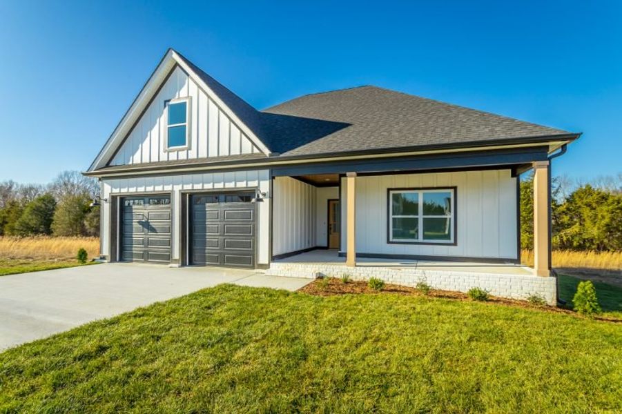 Representative exterior photo of a completed home built from the Groveland by Riverstone Construction, LLC in Creekside, Cleveland, TN (Image 27). Representative exterior photo of a completed home built from the Groveland by Riverstone Construction, LLC in Creekside, Cleveland, TN (Image 27).