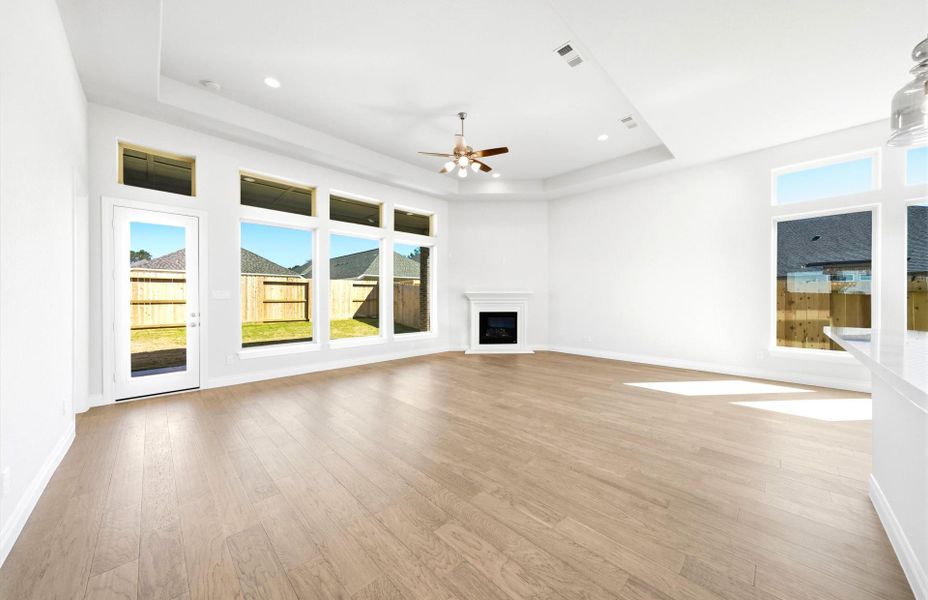 Spacious, unfurnished interior of a new home in The Highlands 55′, Porter (Image 18).