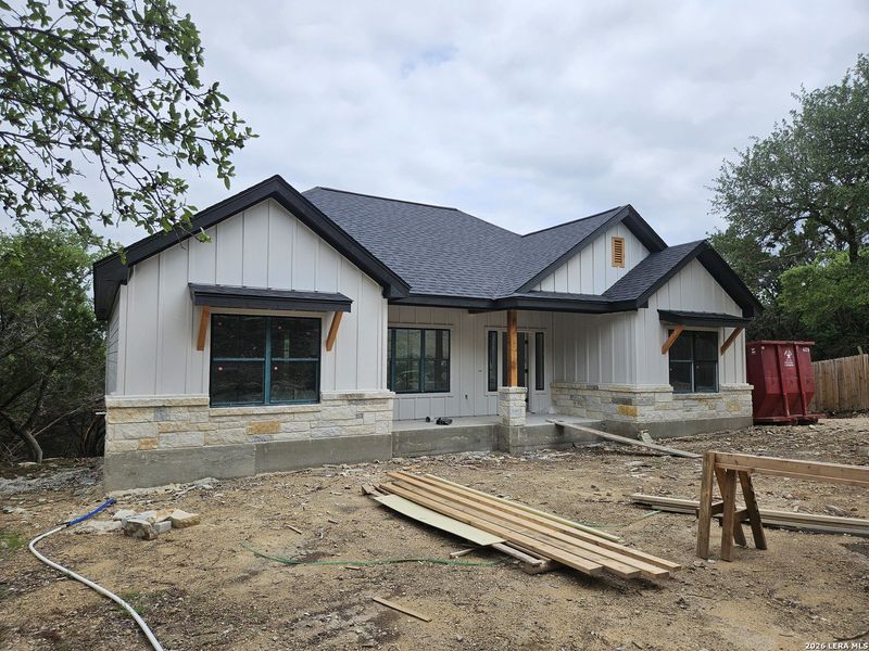 In-progress construction of a new home in , Canyon Lake, TX (Image 11).