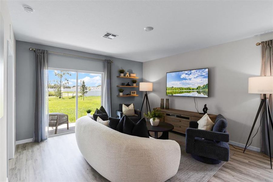 Furnished interior view inside a new home in , Haines City (Image 19).