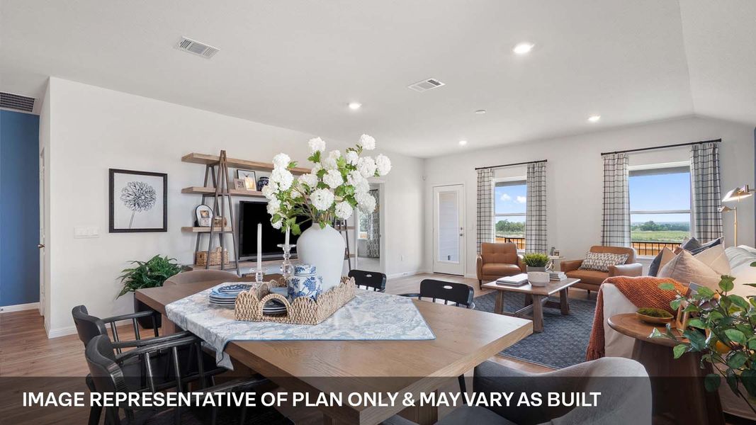 Furnished interior view inside a new home in Monarch Ranch, Manor (Image 16).