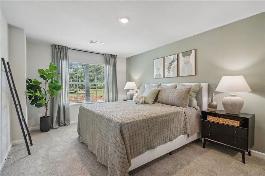 Furnished interior view inside a new home in , Atlanta (Image 24).