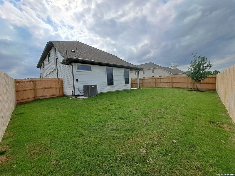 Exterior details and patio area of a home in Rhine Valley, Schertz (Image 16).