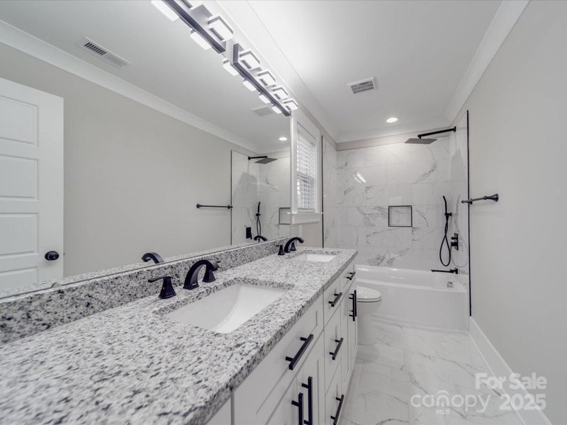 Furnished interior view inside a new home in , Charlotte (Image 8).