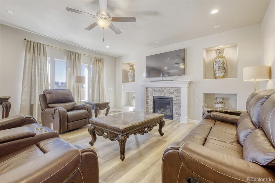 Furnished interior view inside a new home in , Colorado Springs (Image 35).