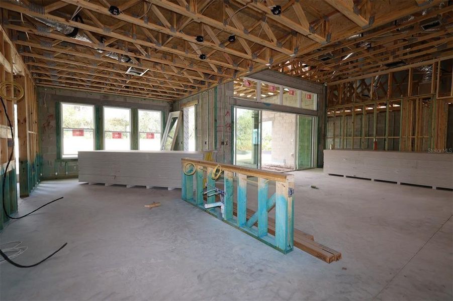 In-progress construction of a new home in Hawk's Overlook, Oviedo, FL (Image 11).